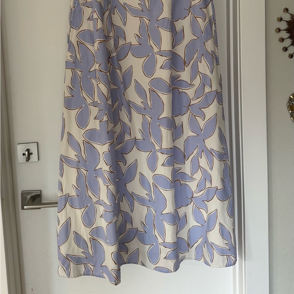 Target Women's Maxi Dress - Cream, brown and periwinkle blue - Picture 2 of 6